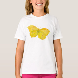 Gelber Schmetterling T - Shirt
