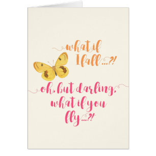 Gelber Schmetterling - was, wenn ich falle?