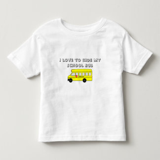 Gelber Schulbus Kleinkind T-shirt