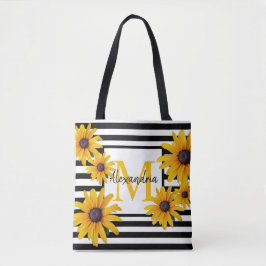 Gelber schwarz-Mit Augen Susan Monogram Black Stri Tasche