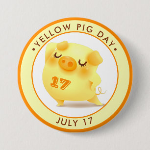 Gelber Schweinetag, 17 Button