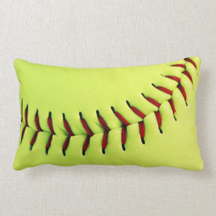 Gelber Softballball Lendenkissen