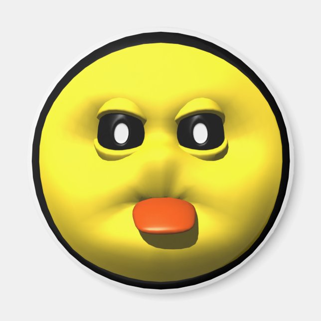 Gelber Stehhalter Magnet (Vorne)