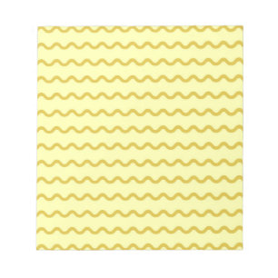 Gelber Streifen Minimalistisch modernes Design Notizblock
