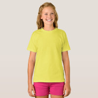 Gelber T - Shirt für Kinder / Anpassen