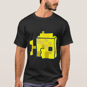 Gelber Tang Minecraft T-Shirt