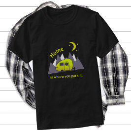 Gelber Teardrop Camper Trailer T - Shirt