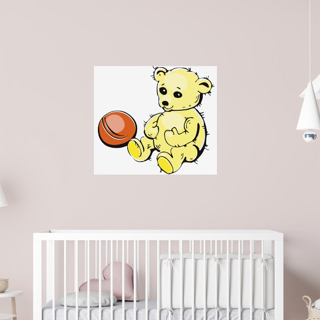Gelber Teddybär Poster (Von Creator hochgeladen)