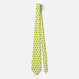 Gelber Tennisball Krawatte