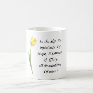 Gelber Tulip Kaffeetasse
