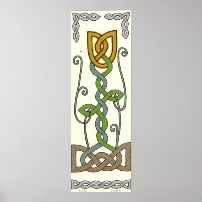 Gelber Tulip Poster (Vorne)