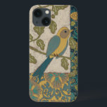 Gelber und Aquamariner Blauer Vogel auf einem Zwei iPhone 13 Hülle<br><div class="desc">Dieses schöne Bild eines aquamarinen und gelben Vogels auf einem Zweig passt perfekt zu jedem Zazzle-Produkt. Das inspirierte Gemälde von Chariklia Zarris besteht aus vielen verschiedenen Mustern,  Blume und Blätter. Bestelle noch heute!</div>