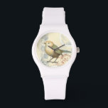 Gelber und grüner Spargel im Vintagen Hintergrund Armbanduhr<br><div class="desc">Dieses inspirierte Bild eignet sich perfekt für Ihre Vogelsammlung. Es ist einfach und schön,  jedes Produkt zu ergänzen und wird jedem Vintagen Kunstliebhaber gefallen. Wählen Sie dieses Bild heute aus.</div>
