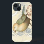 Gelber und grüner Spatz auf Vintagem Hintergrund iPhone 13 Hülle<br><div class="desc">Dieses Skizze-inspirierte Bild ist für Ihre Vogelsammlung perfekt. Es ist einfach und schön,  auf jedem möglichem Produkt hinzuzufügen und wird irgendeinem Vintagen Kunstliebhaber gefallen. Wählen Sie dieses artprint heute.</div>