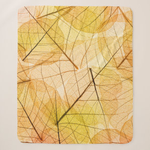 Gelber und orangefarbener Hintergrund des Herbstes Sherpadecke