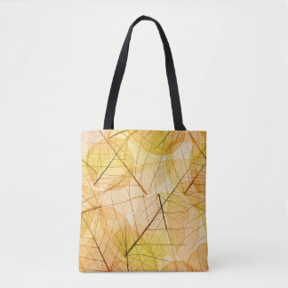 Gelber und orangefarbener Hintergrund des Herbstes Tasche