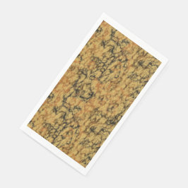 gelber und schwarzer Marmor Serviette