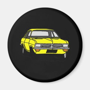 Gelber Vauxhall Viva HC Magnet