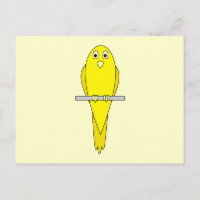 Gelber Vogel. Kanarisch.