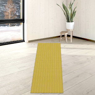 Gelber Wellenmuster-Yogamatte Yogamatte