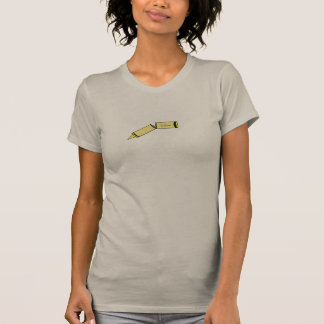 Gelber Zeichenstift der Weide T-Shirt