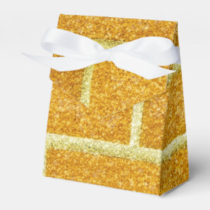 Gelber Ziegelstein-Straßen-Glitter- OZ-Geburtstags Geschenkschachtel