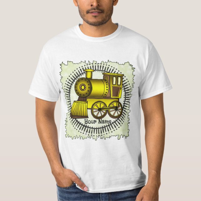 Gelber Zug T-Shirt (Vorderseite)