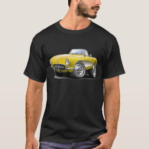 Gelbes Auto 1956-57 Korvette T-Shirt
