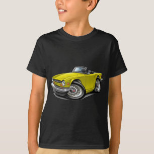 Gelbes Auto Triumphs TR6 T-Shirt