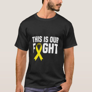 Gelbes Band Krebs Bewusstsein Kampf Leukämie Gesch T-Shirt