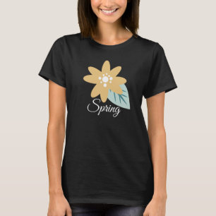 Gelbes Blumen-Tank-Top für den Frühling T-Shirt