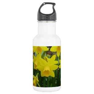 Gelbes Blumen Trinkflasche