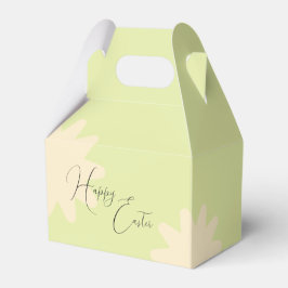 Gelbes Blumenstern-Geschenktüten-Design Geschenkschachtel