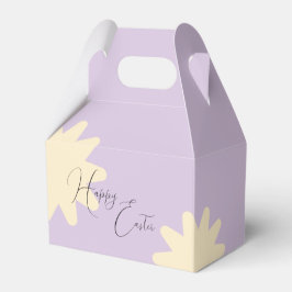 Gelbes Blumenstern-Geschenktüten-Design Geschenkschachtel