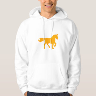 Gelbes chinesisches Sternzeichen Pferd Hoodie