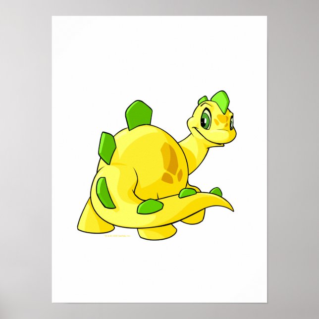 Gelbes Chomby Poster (Vorne)