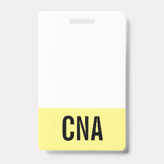 Gelbes CNA-Abzeichen zweiseitig Ausweis