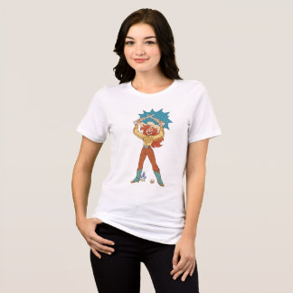 gelbes Deltarun | Kawaii Landmädchen Tri-Blend Shirt