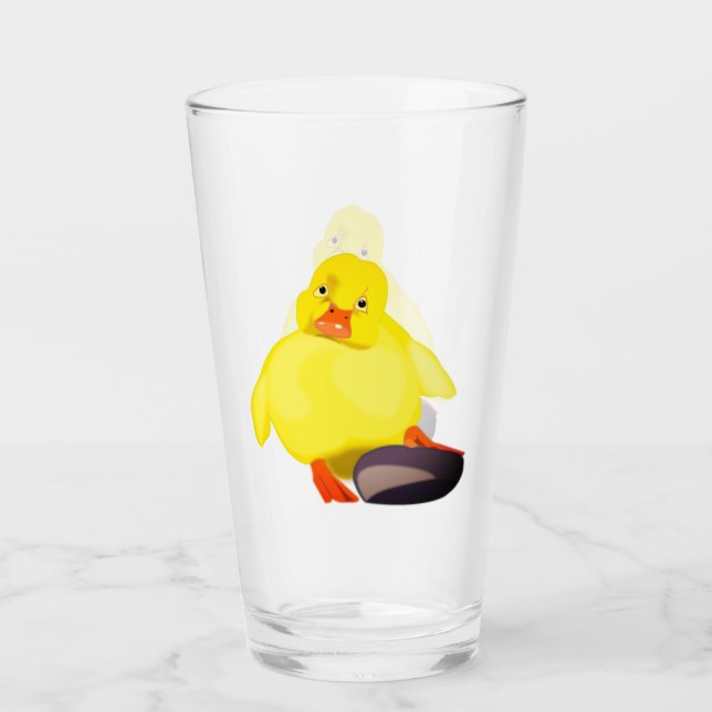 Gelbes Engelglas Glas (Vorderseite)