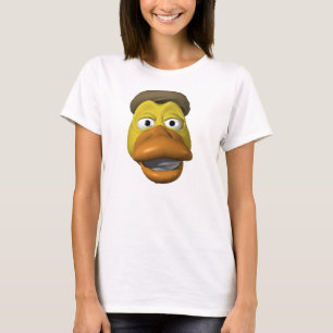 Gelbes Entengesichtsgesicht T-Shirt