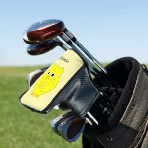 Gelbes Eulen-Design Golf Headcover