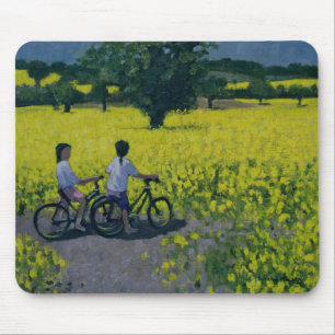 Gelbes Feld Kedleston Derby Mousepad