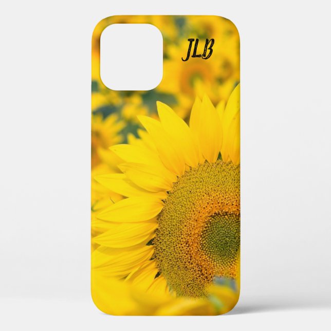 Gelbes Feld von Sonnenblumen Fotografie Case-Mate iPhone Hülle (Rückseite)