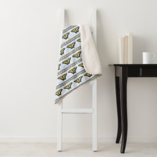 Gelbes Frack Butterfly Blue Sky Große Sherpadecke