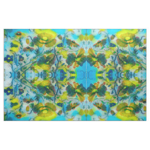 Gelbes Gelb-Sunbeam-Gewebe Stoff