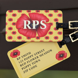 Gelbes Gepäckchen Gepäckanhänger