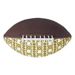 Gelbes gepunktetes Muster Football
