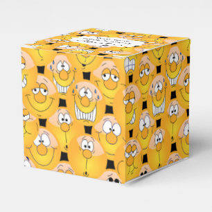 Gelbes Gesicht 😉 Emoji Design Geschenkschachtel