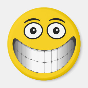 Gelbes Gesicht Magnet