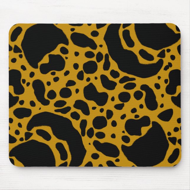 Gelbes Gift-Dart-Frosch Mousepad (Vorne)